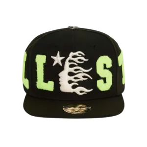 Black Hellstar Logo Streetwear Cap